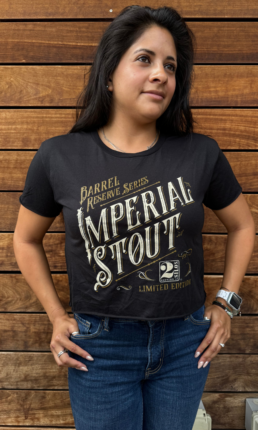 2 Silos Imperial Stout Crop Tee
