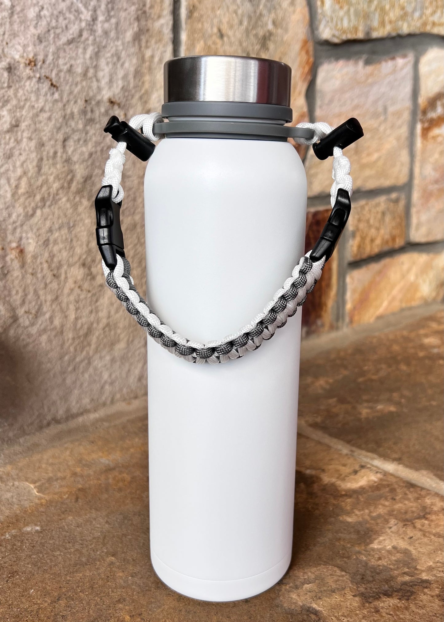 32oz Steel Water Bottle - WHITE