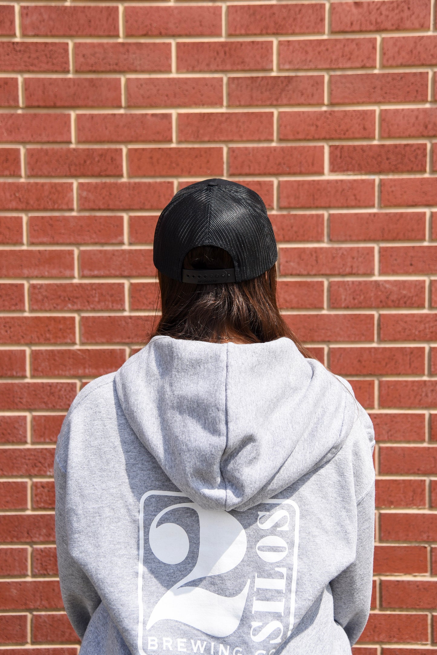 Hat - 2 Silos Black Trucker