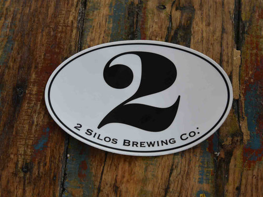 Sticker - 2 Silos Oval "2"