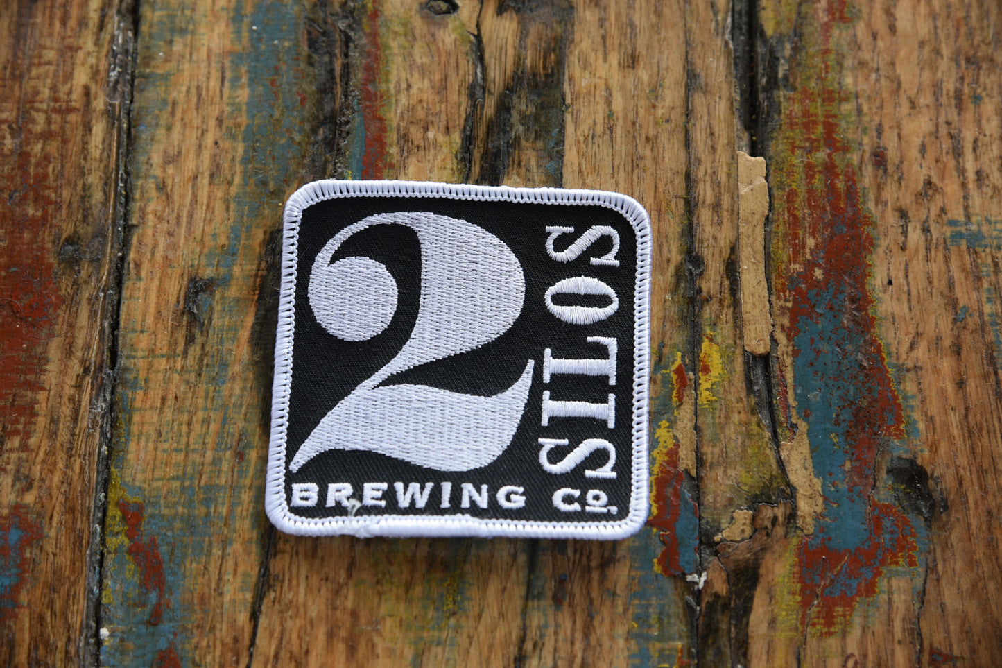 Embroidered Patch - 2 Silos