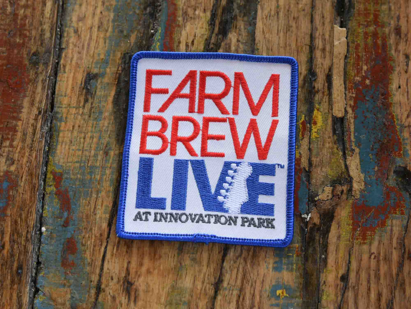Embroidered Patch - Farm Brew LIVE