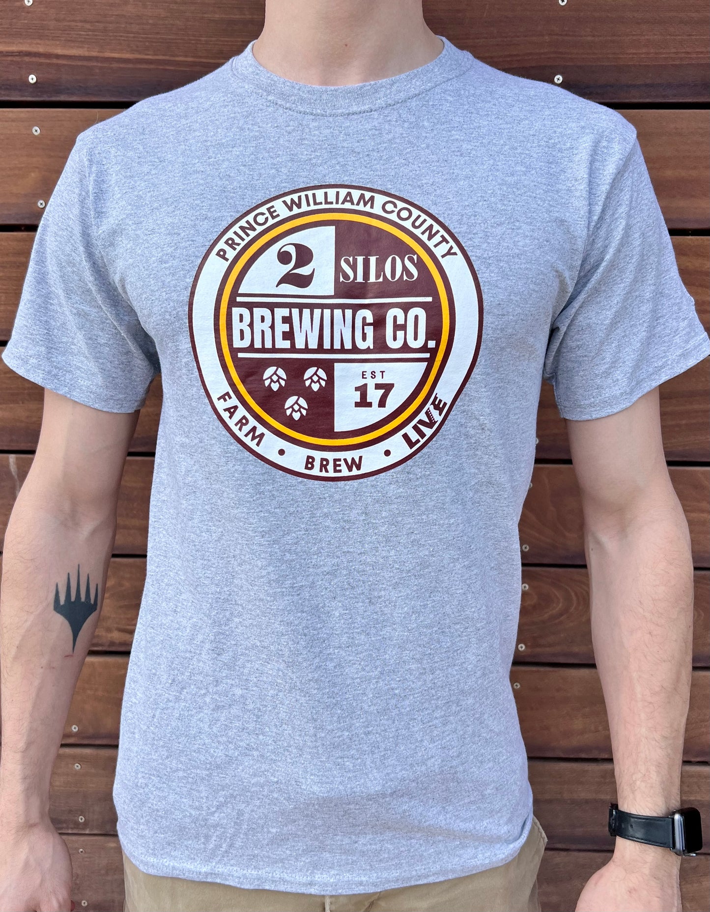 2 Silos T-Shirt - GREY