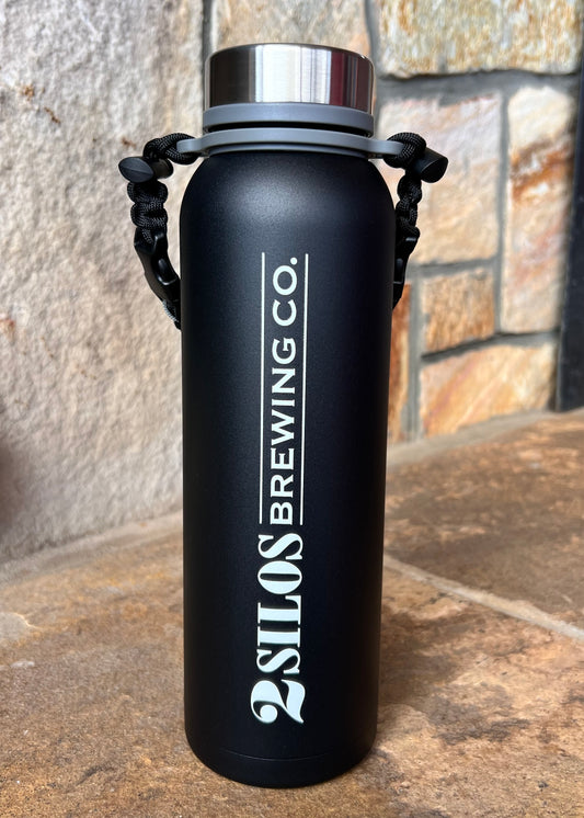 32oz Steel Water Bottle - BLACK
