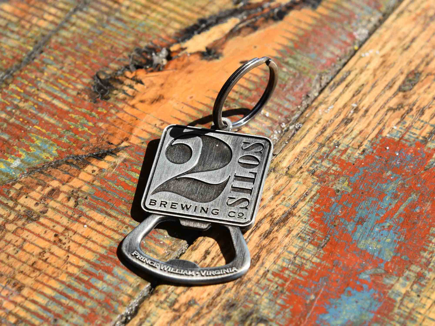Keychain Bottle Opener - 2 Silos