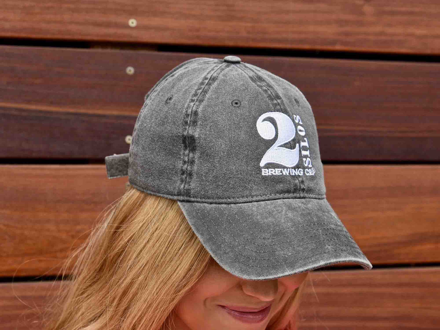 Hat - 2 Silos Charcoal Grey